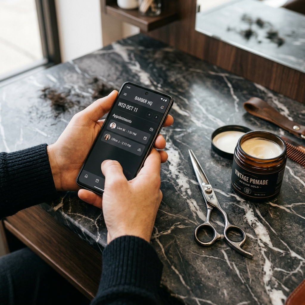 Comparativo de app de barbearia